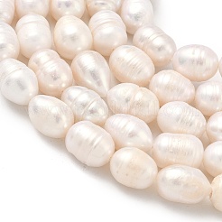 Natural Cultured Freshwater Pearl Beads Strands&nbsp;PEAR-D003-01D-11