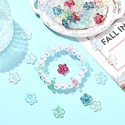 180Pcs 9 Colors Baking Paint Transparent Glass Beads&nbsp;DGLA-YW0001-69