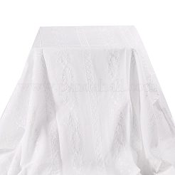 Floral Embroidered Cotton Fabric&nbsp;DIY-WH0786-55