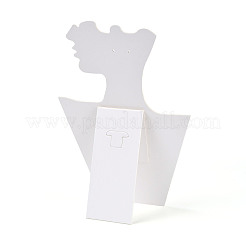 Cardboard Covered with Linen Cloth Necklace & Earring Display Stands&nbsp;LS-ODIS-Q041-07A