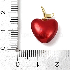 Brass Enamel Pendants&nbsp;KK-R224-12C-G