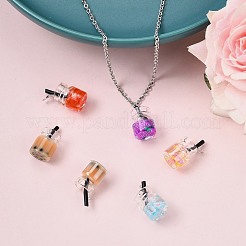 Glass Bottle Pendants&nbsp;GLAA-S181-04
