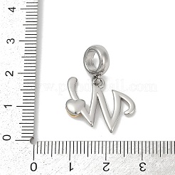 Brass European Dangle Charms&nbsp;LS-KK-Z097-01W-GP