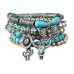 Alloy Charm Bracelets&nbsp;FS-WG7CD54-01