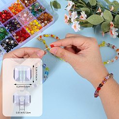 2 Bags Imitation Artificial Crystal Glass Beads&nbsp;GLAA-SZ0001-95C-01