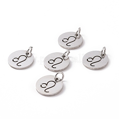 Non-Tarnish 304 Stainless Steel Charms&nbsp;STAS-Q201-T445-5S