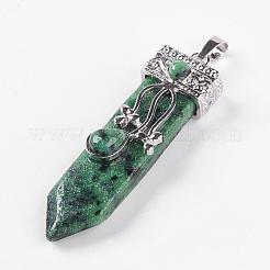 Natural Ruby in Zoisite Big Pendants&nbsp;G-G718-A08