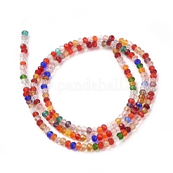 Transparent Glass Beads Strands&nbsp;GLAA-E415-04