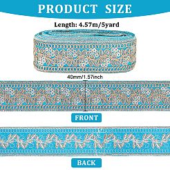 Bohemian Embroidery Floral Polyester Ribbon&nbsp;OCOR-FG0001-56B