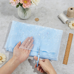 Star Pattern Nylon Fabric&nbsp;DIY-PH0038-37C