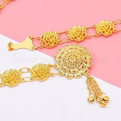 Flower Alloy Link Chain Bell Tassel Waist Belly Chains for Women&nbsp;FS-WG85D53-01