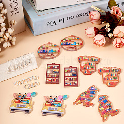 DIY Acrylic Dangle Earring Making Kit&nbsp;DIY-TA0009-47