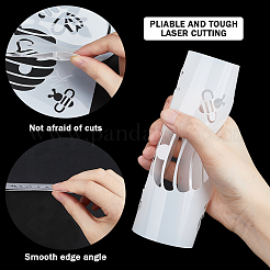 Bees Theme PET Plastic Hollow Out Drawing Painting Stencils Templates Sets&nbsp;DIY-WH0028-66