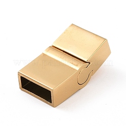 Ion Plating(IP)  316 Surgical Stainless Steel Magnetic Clasps with Glue-in Ends&nbsp;STAS-M297-03A-G