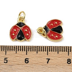 Brass Enamel Charms&nbsp;KK-I358-012G