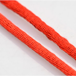 Round Nylon Satin Rattail Cord&nbsp;X-NWIR-O001-A-07