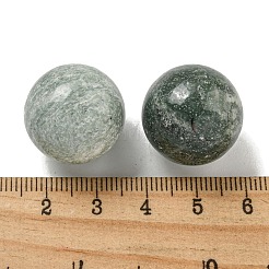 Natural Jade Round Ball Figurines Statues for Home Office Desktop Decoration&nbsp;G-P532-02A-18