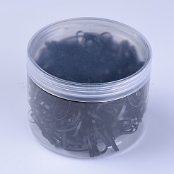 Disposable Elastic Hair Rubber Bands&nbsp;OHAR-WH0010-01