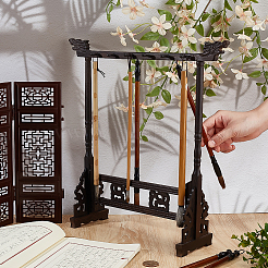 Wenge Wood Chinese Calligraphy Hanging Holder&nbsp;ODIS-WH0107-01B