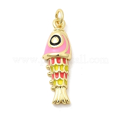 Brass Enamel Pendants&nbsp;KK-H529-51G