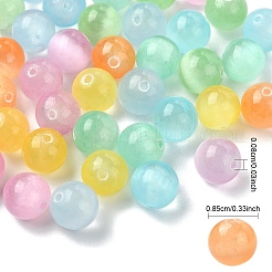 40Pcs 8 Colors Natural Selenite Beads&nbsp;G-YW0002-24