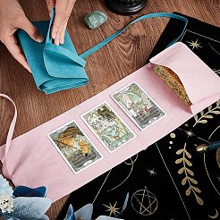 2Pcs 2 Colors Double-Sided Velvet Tarot Cards Storage Bags&nbsp;ABAG-CN0001-02B