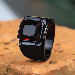 Alloy with Glass Finger Rings for Men&nbsp;FS-WG2A945-06