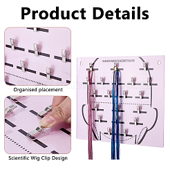 Acrylic Hair Extension Holder&nbsp;ODIS-WH0177-018A