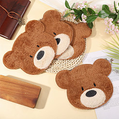Computerized Embroidery Polyester with Fur Iron on/Sew on Patches&nbsp;DIY-WH0671-397A