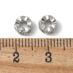 Brass Micro Pave Cubic Zirconia Beads&nbsp;KK-D324-03P