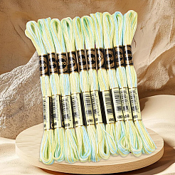 10 Skeins 6-Ply Polyester Embroidery Floss&nbsp;OCOR-CY0004-38I