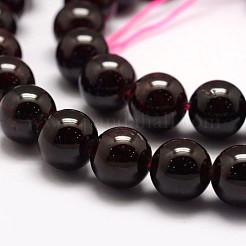 Natural Garnet Bead Strands&nbsp;X-G-P217-33-10mm