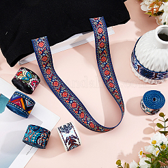 6Pcs 6 Colors Polyester Ribbons&nbsp;OCOR-FH0001-48C