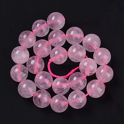 Natural Rose Quartz Beads Strands&nbsp;X-G-E252-01-6mm