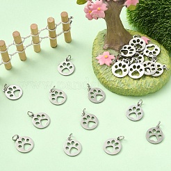 10Pcs 304 Stainless Steel Pendants&nbsp;STAS-YW0002-72
