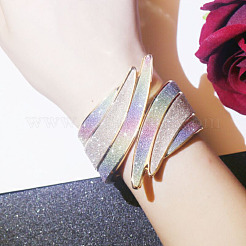 Sparkling Wing Wrap Cuff Bangle&nbsp;LS-BJEW-K223-06KCG-01