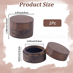Round Wood Ring Storage Boxes&nbsp;AJEW-CL0005-46B