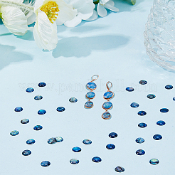 40Pcs Abalone Shell/Paua Shell Cabochons&nbsp;SSHEL-FI0001-02