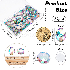 80Pcs Extra Large Jewelry Sticker&nbsp;TACR-FG0001-10B