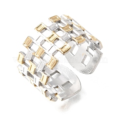 304 Stainless Steel Cuff Open Rings&nbsp;SA-CBAB767-21GP