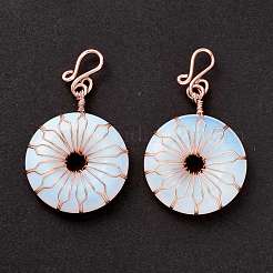 Natural & Synthetic Gemstone Big Pendants&nbsp;G-P459-01G
