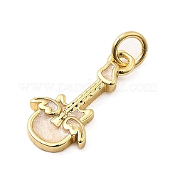 Brass Enamel Pendants&nbsp;X1-KK-A268-20G-02