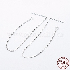 925 Sterling Silver Ear Stud Findings&nbsp;STER-I014-01S-B