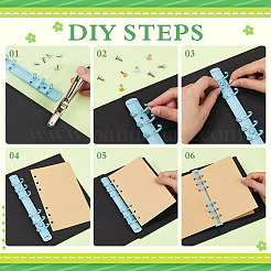 5 Colors Iron Binding Combs&nbsp;FIND-GF0007-07B