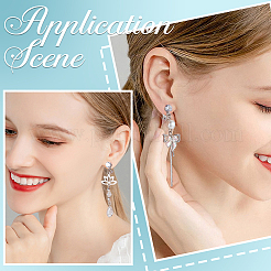 32Pcs Brass Clip-on Earring Findings&nbsp;KK-SP0001-26P