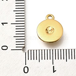 304 Stainless Steel Rhinestone Charms&nbsp;STAS-M109-13G-01