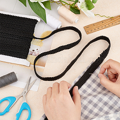 Polyester Braided Lace Trim&nbsp;OCOR-WH0074-92C