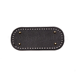 PU Leather Knitting Crochet Bags Bottom&nbsp;LS-FIND-WH0094-51A-01