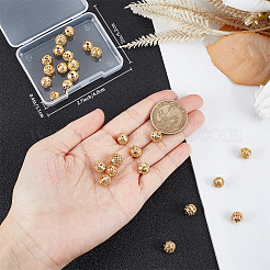 32Pcs 8 Style Alloy Hollow Beads&nbsp;FIND-BBC0002-61