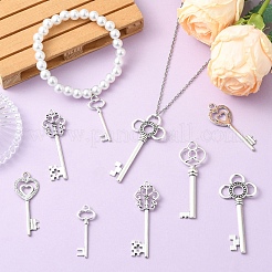 20Pcs 5 Styles Tibetan Style Alloy Big Pendants&nbsp;FIND-YW0012-54